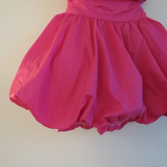 HELLO MOLLY Upon A Cloud Strapless Mini Dress Puffball Pink 80s - Size XS NWT - Picture 8 of 15